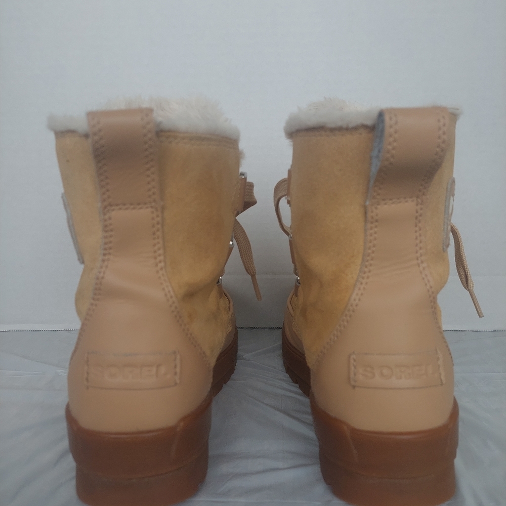 SOREL TIVOLI IV Womens Insulated Waterproof Boots Ceramic/Natural 8.5 US - Picture 6 of 16